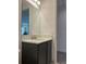 Bathroom featuring modern vanity, brushed nickel faucet, and ample counter space perfect for everyday use at 3375 Juniper Springs St, Wesley Chapel, FL 33543