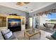 Comfortable living area with stylish decor and a view of the outdoor patio at 8715 52Nd E Ave, Bradenton, FL 34211