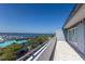 Balcony view with marina and waterfront in the distance at 1000 Riverside Dr # B501, Palmetto, FL 34221