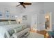 Comfortable bedroom showcasing hardwood flooring, and ensuite access at 1016 91St Nw St, Bradenton, FL 34209