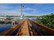 Scenic dock view at Waterleaf, offering boating access and tranquil waterfront views, perfect for enjoying the outdoors at 10411 Winding Stream Way, Bradenton, FL 34212