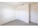 Bedroom with closet featuring neutral walls and carpet at 11510 Sweetgrass Dr, Bradenton, FL 34212