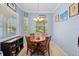 Bright dining area with natural light and comfortable seating at 1520 Dorgali Dr, Sarasota, FL 34238