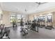 Well-equipped fitness center with a variety of machines and free weights at 18016 Cherished Loop, Bradenton, FL 34211