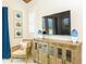 Comfortable living room features coastal decor, modern furnishings, and lots of natural light at 221 Grant Dr, Sarasota, FL 34236