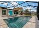 Inviting screened-in pool area featuring stylish patio furniture and a sparkling swimming pool at 2708 Fort Worth St, Sarasota, FL 34231