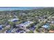 Aerial view showcasing the neighborhood's mature trees and proximity to the bay at 3350 S Osprey Ave # 211A, Sarasota, FL 34239