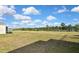 Spacious backyard featuring a lush green lawn and views of natural greenery, perfect for outdoor activities and relaxation at 3813 Lively Coral Pl, Bradenton, FL 34208
