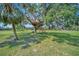 Treehouse nestled high in the trees, complete with wooden platforms and ladder at 5235 Spencer Parrish Rd, Parrish, FL 34219