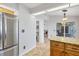 This kitchen features granite countertops, stainless steel appliances and opens to lanai at 5711 Garden Lakes Fern, Bradenton, FL 34203