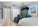 Bedroom featuring closet space, a comfortable bed, and a serene atmosphere at 6780 Schooner Bay Cir # 6780, Sarasota, FL 34231