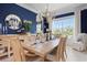Bright dining room with a wooden table, decorative accents, and a large window at 6802 68Th E Ave, Bradenton, FL 34203