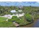 Charming cottages nestled amidst lush greenery and sandy shores, offering a serene waterfront retreat at 79 Tidy Island Blvd, Bradenton, FL 34210