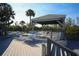 Outdoor patio area with covered seating, perfect for enjoying the serene views and community amenities at 79 Tidy Island Blvd, Bradenton, FL 34210