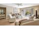 Bright and inviting living room with sliding glass doors leading to an outdoor patio at 845 Benjamin Franklin Dr # 101, Sarasota, FL 34236