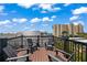 Relaxing rooftop deck with comfortable seating and stunning neighborhood views at 89 Avenida Messina, Sarasota, FL 34242
