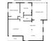 Simple floor plan highlighting room dimensions for easy visualization of space, layout and home flow at 891 Palmetto Ne Dr, Port Charlotte, FL 33952
