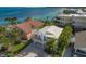 Stunning waterfront home with a rooftop deck offering panoramic ocean views at 113 8Th S St, Bradenton Beach, FL 34217