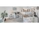 Comfortable living room with modern decor and an open layout to the kitchen at 1250 N Portofino Dr # 304, Sarasota, FL 34242