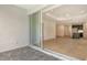 An outdoor lanai adjacent to the kitchen and bedroom offers extended living space at 18249 Vizcaya Ct, Venice, FL 34293