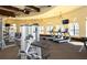 Community fitness center featuring treadmills and weight-lifting machines, perfect for exercise and staying in shape at 20655 Valprato Ct, Venice, FL 34293