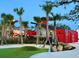 Modern park with restrooms, landscaping and sidewalks near the community with ample green space at 20655 Valprato Ct, Venice, FL 34293
