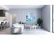 Cozy living room with modern sofas, stylish decor, and plenty of natural light at 2170 Robinhood St # A1-304, Sarasota, FL 34231