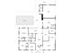 Detailed floor plan showing layout of house with multiple bedrooms, kitchen, living spaces and pool at 2961 Valencia Rd, Venice, FL 34293