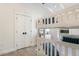 Bright bedroom featuring white bunk beds with blue accents and light-colored wood flooring at 305 73Rd St, Holmes Beach, FL 34217