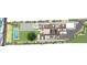 Detailed floor plan showcasing the layout of this luxurious home, including multiple bedrooms, bathrooms, and living spaces at 4050 Higel Ave, Sarasota, FL 34242