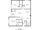 Detailed floor plan with dimensions for primary bedroom, bathroom, living room, and kitchen at 4061 Crockers Lake Blvd # 2618, Sarasota, FL 34238