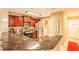Kitchen with stainless steel appliances and granite countertops at 4061 Crockers Lake Blvd # 2618, Sarasota, FL 34238