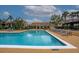 Resort-style pool with spacious deck and community amenities at 4061 Crockers Lake Blvd # 2618, Sarasota, FL 34238