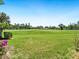 Lush green golf course with clear blue sky at 4355 Longmeadow # 23, Sarasota, FL 34235