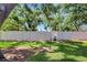Enjoy the privacy of this fenced back yard and mature trees at 4722 Oak Hill Ln # 44, Sarasota, FL 34232