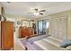 Spacious bedroom with ample natural light, closet, and dresser space at 4722 Oak Hill Ln # 44, Sarasota, FL 34232