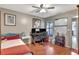 Inviting bedroom with work space area featuring natural light, ideal for relaxation and productivity at 4722 Oak Hill Ln # 44, Sarasota, FL 34232