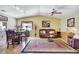 This beautiful open concept features living, dining, and kitchen areas with lots of natural light at 4722 Oak Hill Ln # 44, Sarasota, FL 34232