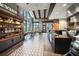Bright restaurant showcasing modern fixtures and a stylish shelving unit at 4726 Zeno Ct, Bradenton, FL 34211