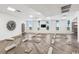 Bright yoga room with hardwood floors, lots of natural light, and plenty of space for classes at 516 Tamiami S Trl # 102, Nokomis, FL 34275