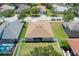 Large, fenced backyard with potential for outdoor entertaining, plus convenient access to a screened in pool area at 6106 34Th E Ct, Ellenton, FL 34222