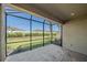 An outdoor patio area showcasing the brick flooring and screened-in enclosure at 6120 Plateau Ct, Bradenton, FL 34203