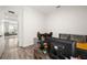 Comfortable bedroom with a wood floor, dedicated workspace, and neutral decor at 6266 Mesa Gln, Bradenton, FL 34203