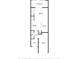 Detailed floorplan showing the layout of the main level including kitchen, dining, and living areas at 6516 Serenity Fall Ln, Sarasota, FL 34240