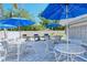 Enjoy outdoor dining with grill stations and plenty of seating for residents and their guests under the sun at 777 Beach Rd # 1B, Sarasota, FL 34242
