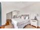 Sun-lit main bedroom with soft carpet, ensuite, and closet at 829 Bayshore Blvd, Tampa, FL 33606