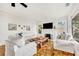Inviting living room with cozy seating, fireplace, and hardwood floors creates a warm and welcoming atmosphere at 829 Bayshore Blvd, Tampa, FL 33606