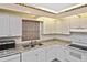 Bright kitchen features white cabinets, a double sink, and modern appliances at 1011 Bacon Ave, Sarasota, FL 34232