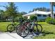 Community bike rack and building, ideal for outdoor activities and conveniently located near the clubhouse and other amenities at 10616 High Noon Trl, Parrish, FL 34219