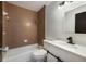 Cozy bathroom with tile shower at 10712 Forest Run Dr, Bradenton, FL 34211